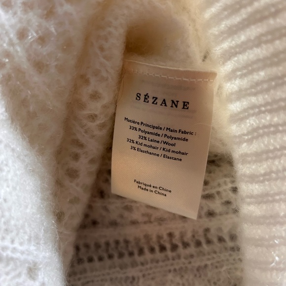 NWT SEZANE SCARLETT PULL SWEATER - Size M 🦢 - Picture 6 of 6